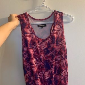 Jumpsuit - tie-dyed pattern